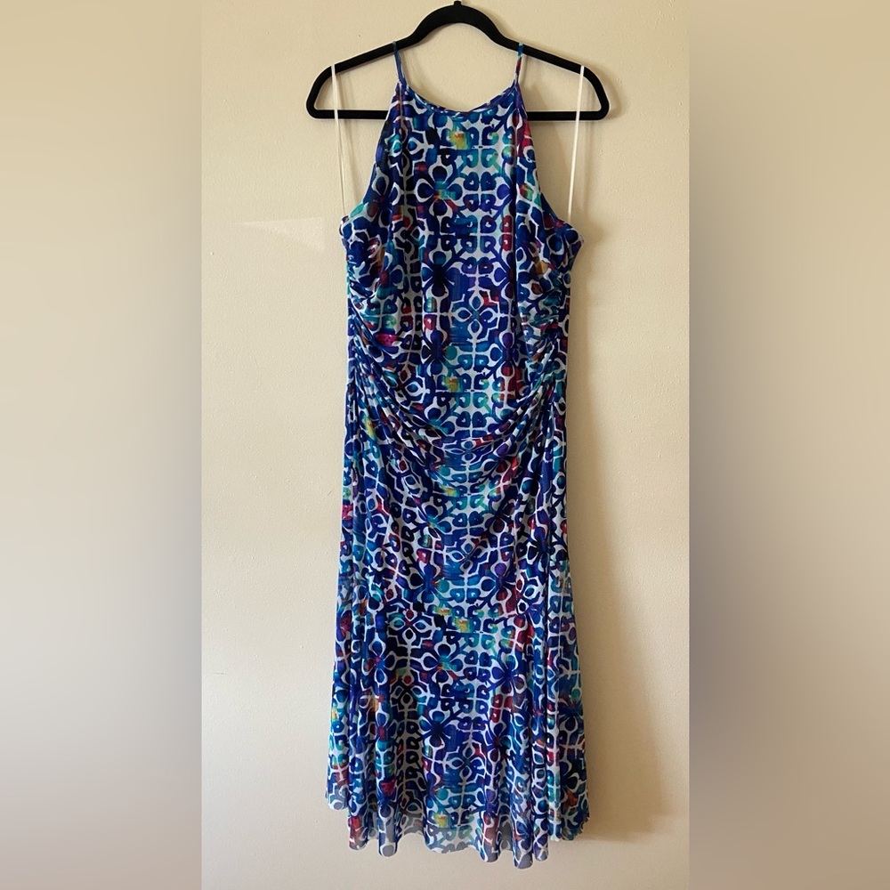 Nine West batik style midi dress